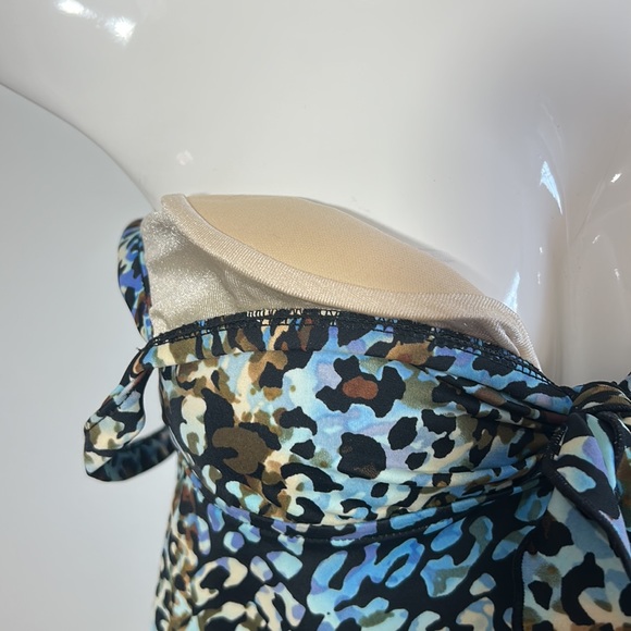 MAXIN OF HOLLYWOOD LEOPY PRINT TANKINI IN SIZE small - Picture 5 of 5